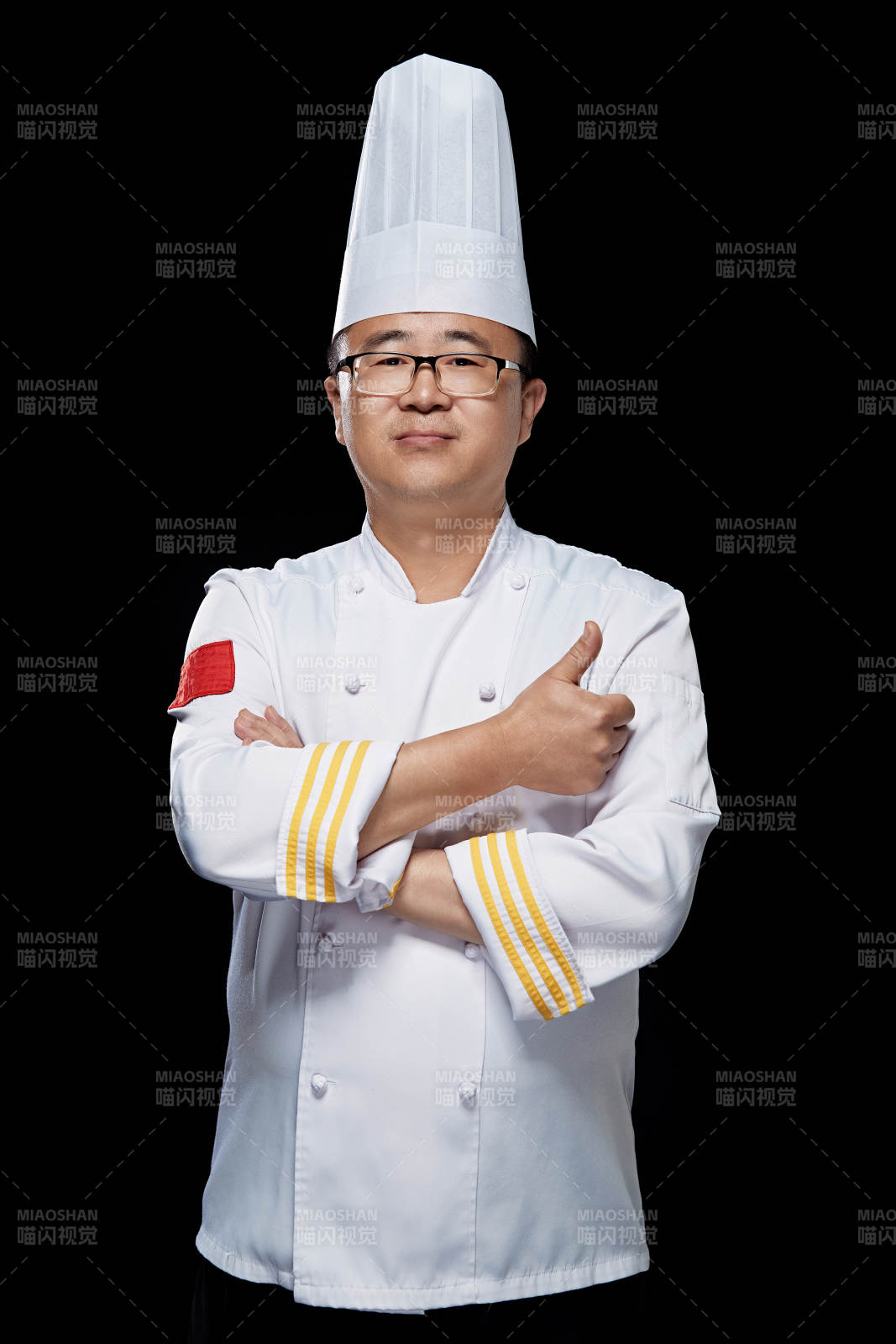 酒店厨师人物形象展示图片