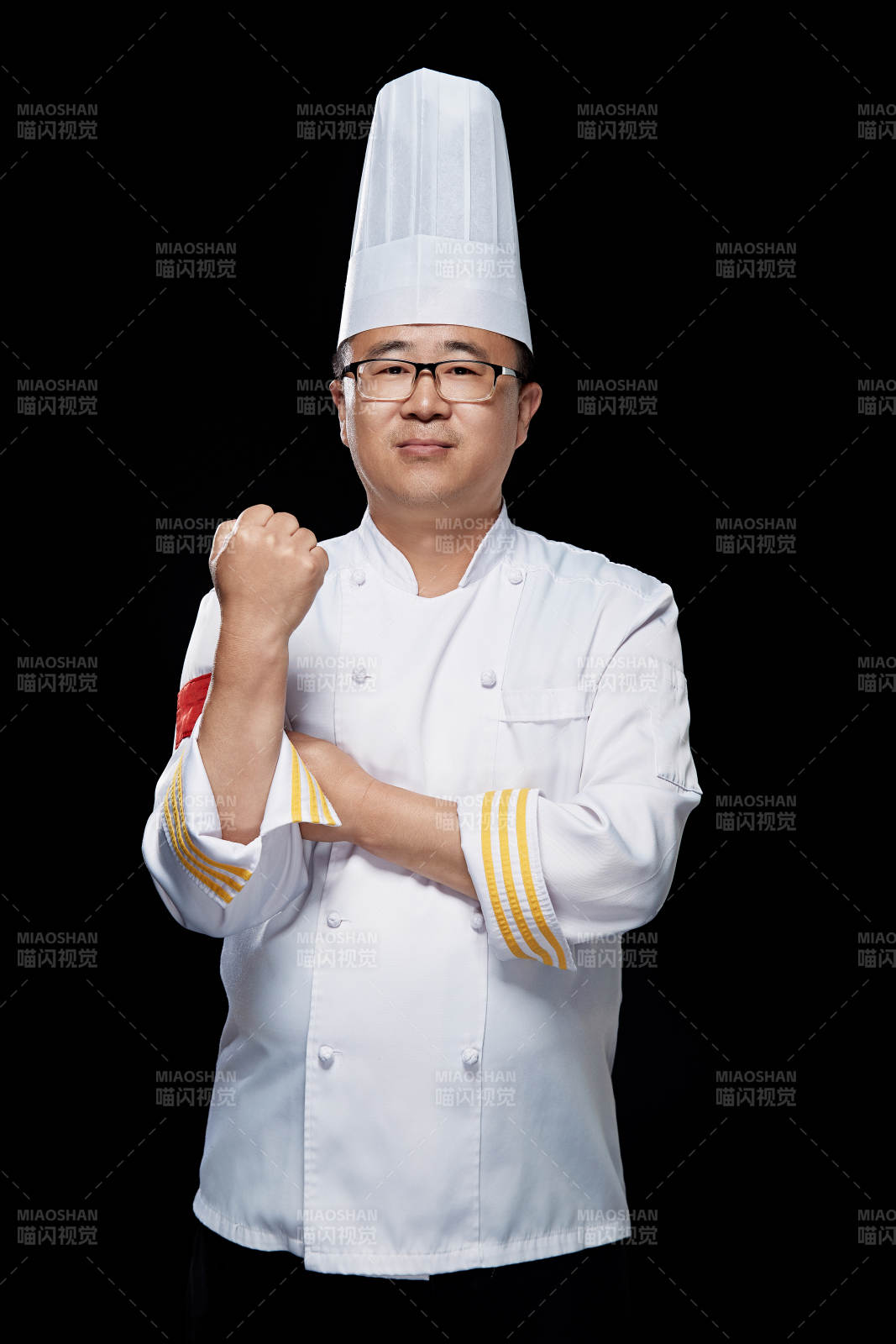 酒店厨师人物形象展示图片
