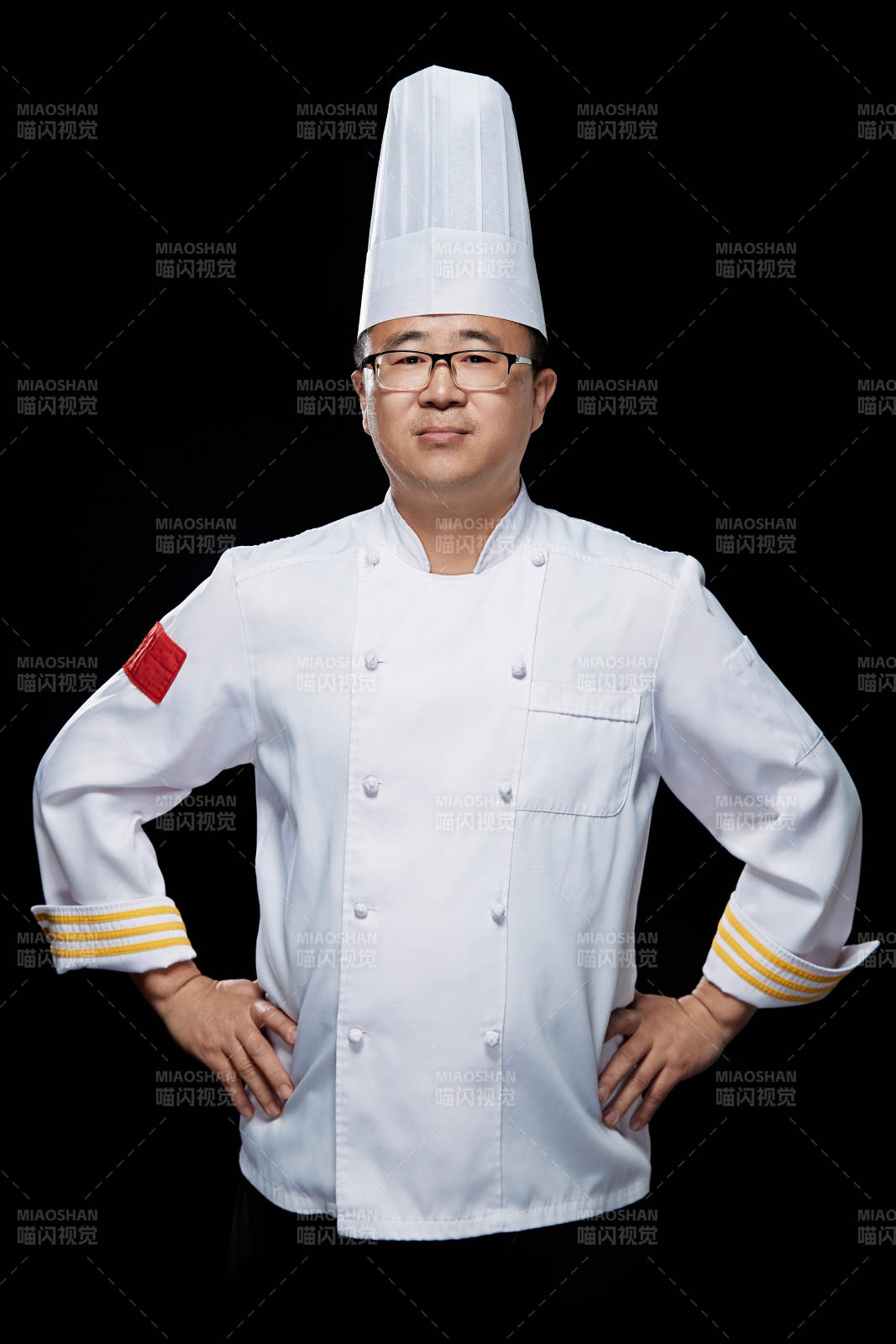 酒店厨师人物形象展示图片