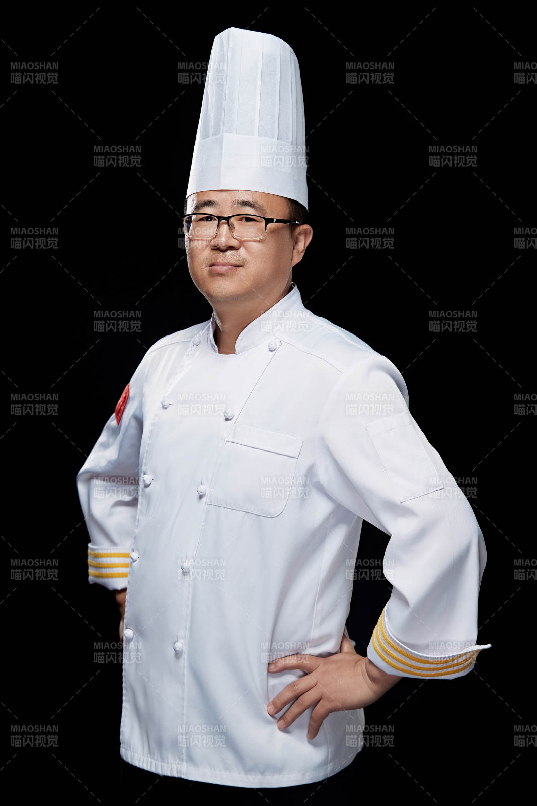 酒店厨师人物形象展示图片