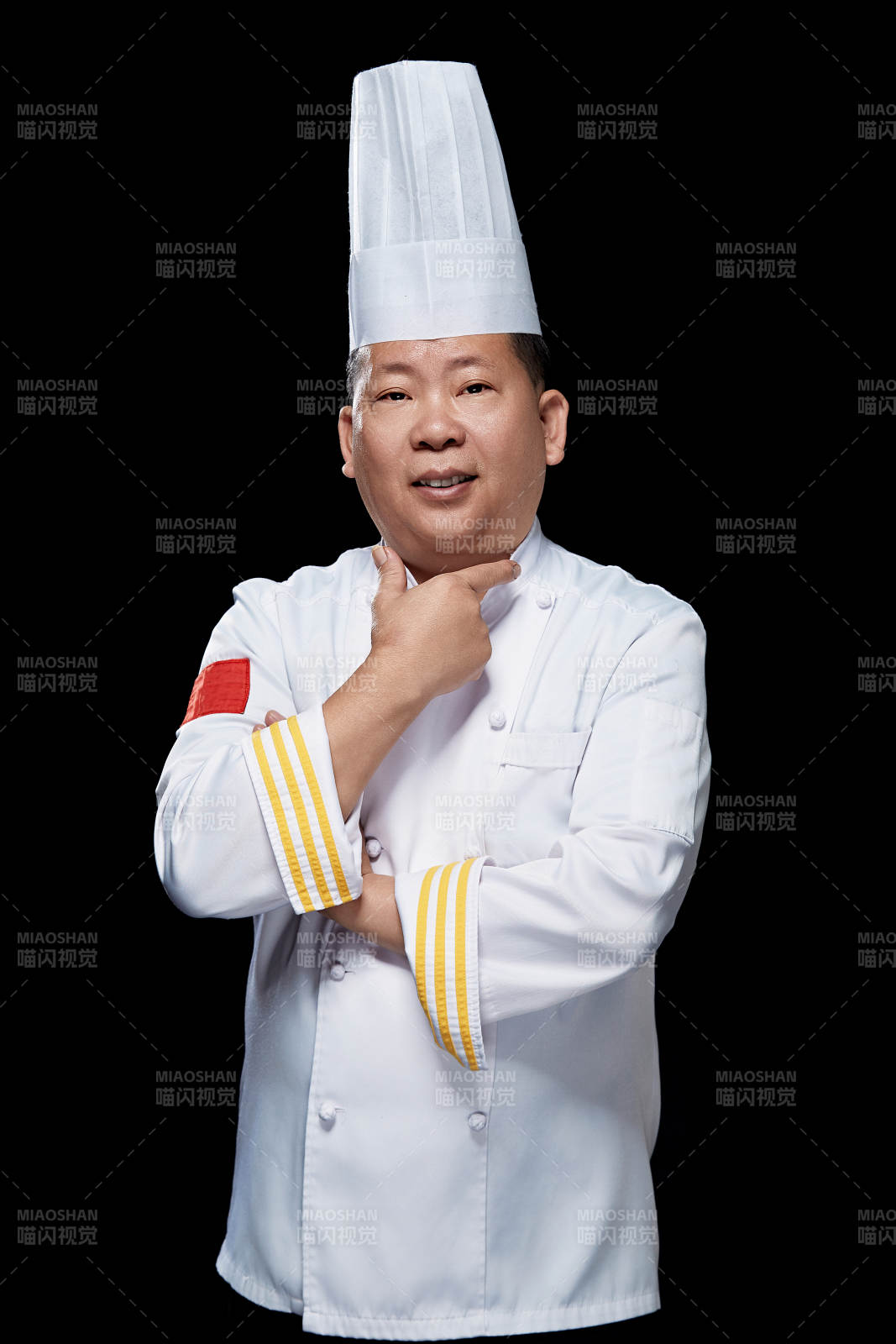 酒店厨师长人物形象展示图片