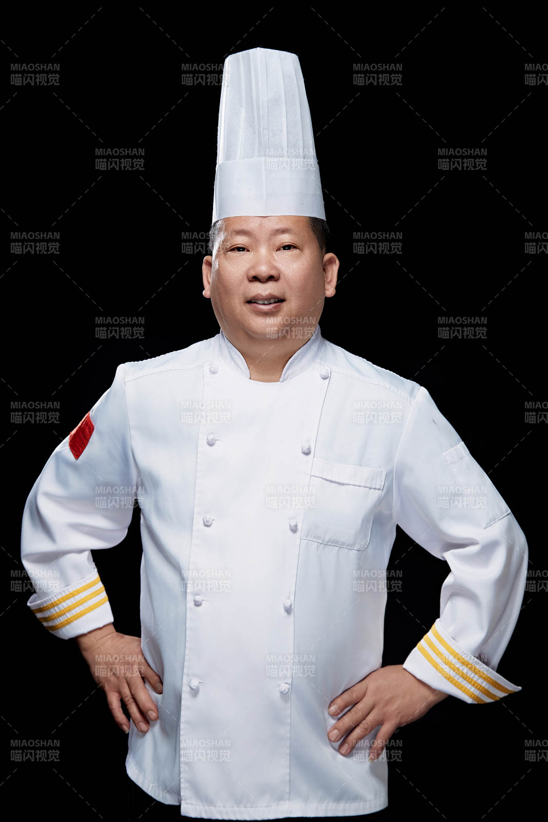 酒店厨师长人物形象展示图片