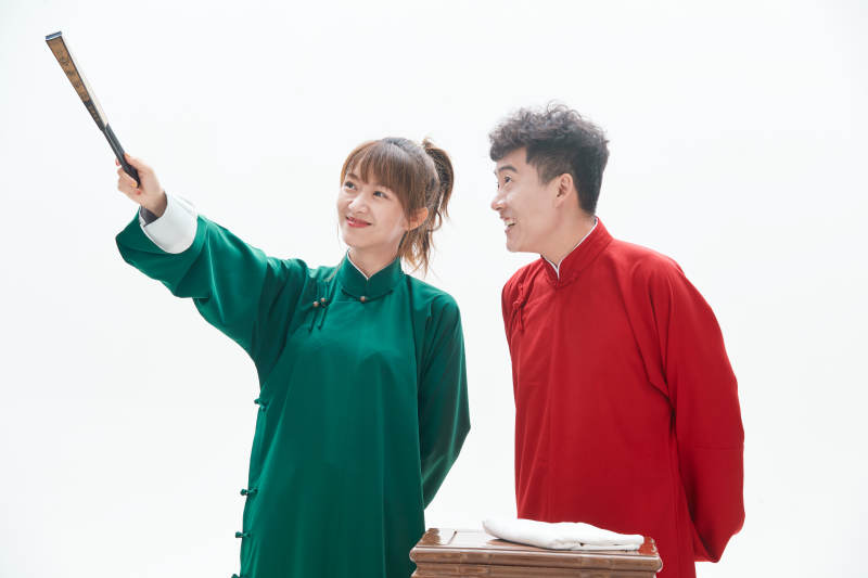 中国传统曲艺对口相声表演艺术形象图片