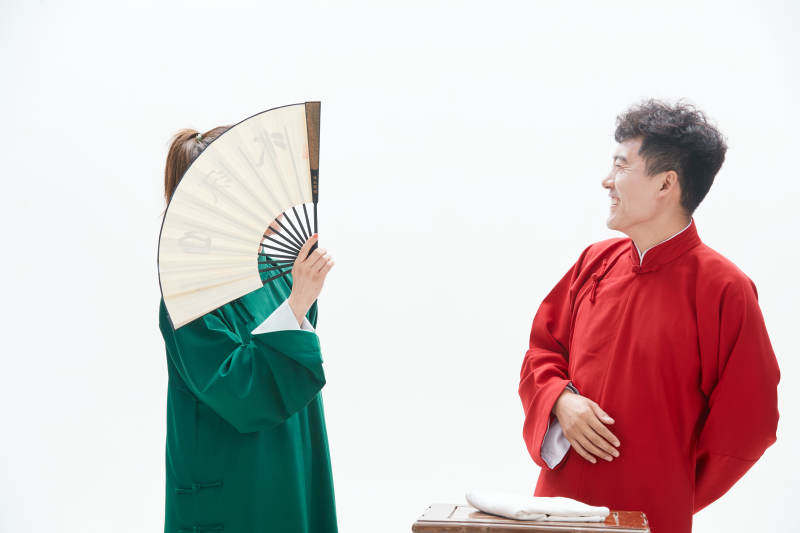 中国传统曲艺对口相声表演艺术形象图片