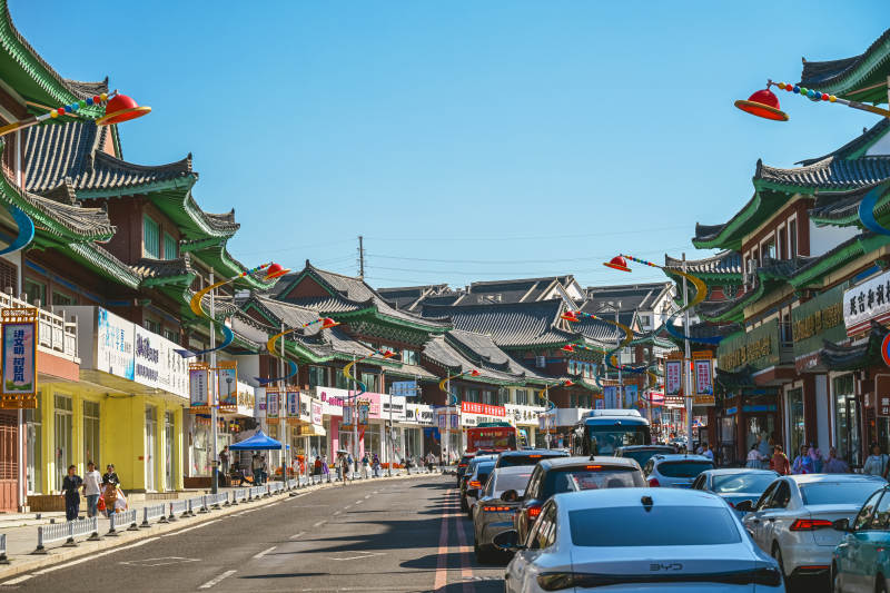 延边民俗园古街风情图片