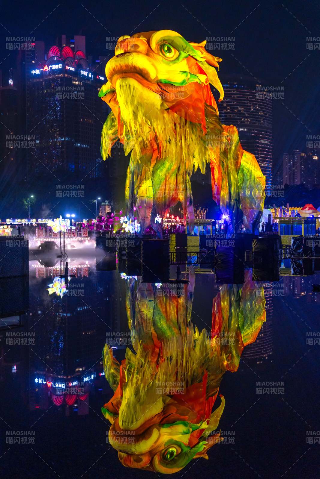 广州国际灯光节全运会开幕式飞天鳌鱼图片