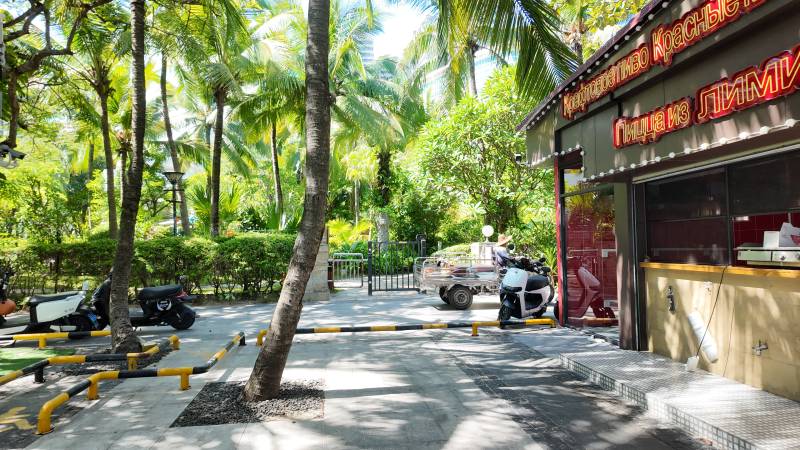 热带风情街景图片