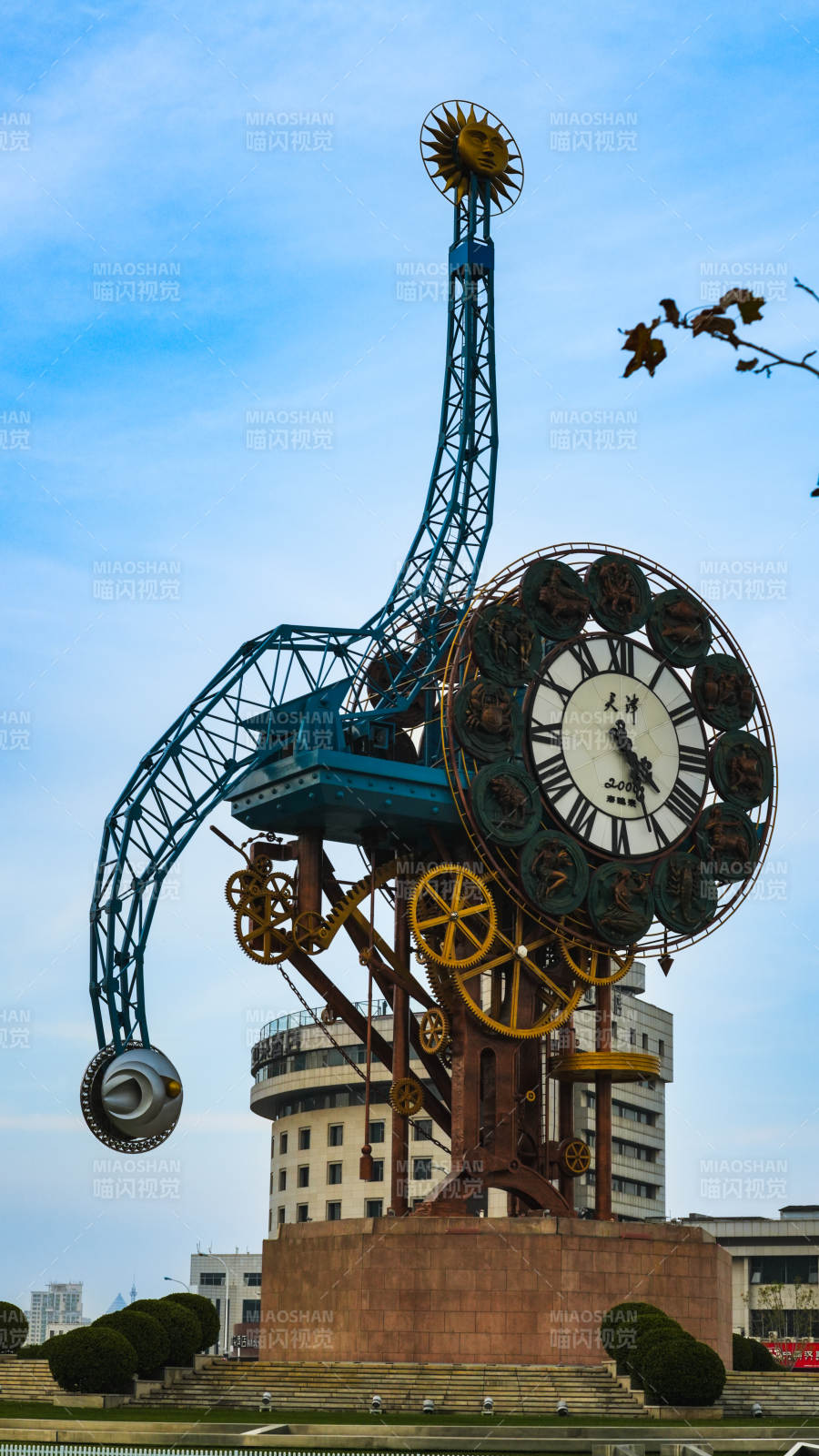 天津世纪钟图片