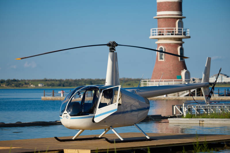 低空飞行器民用直升机图片