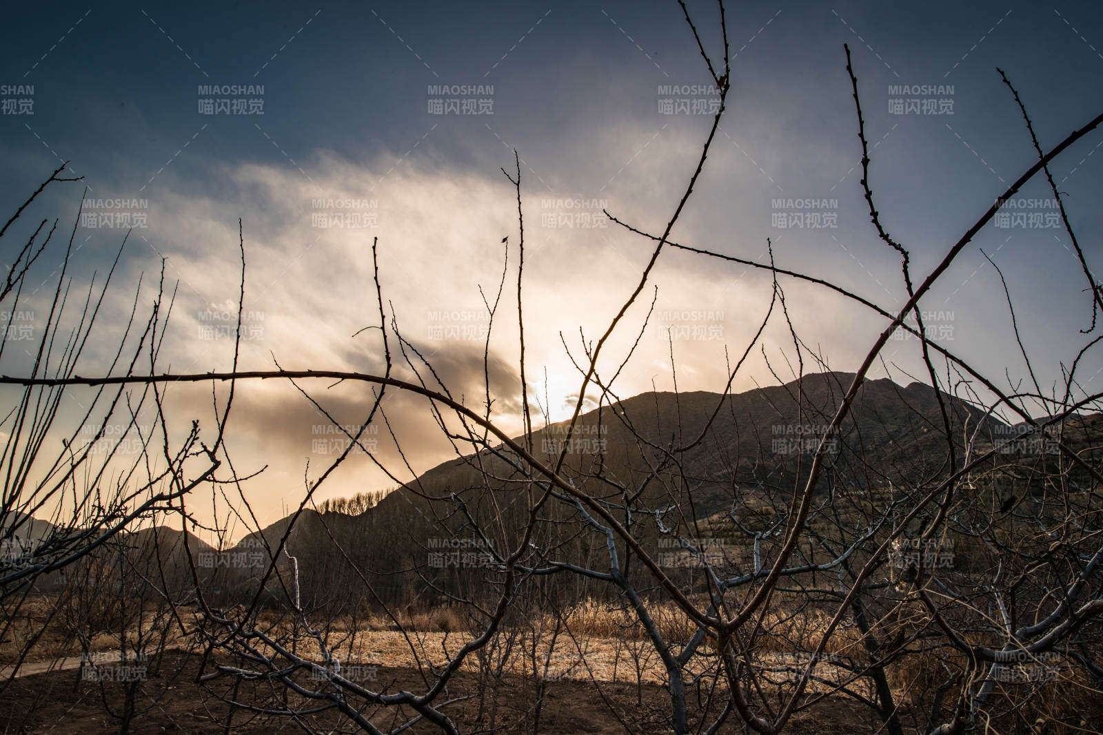 河北省张家口崇礼县深秋户外景色图片