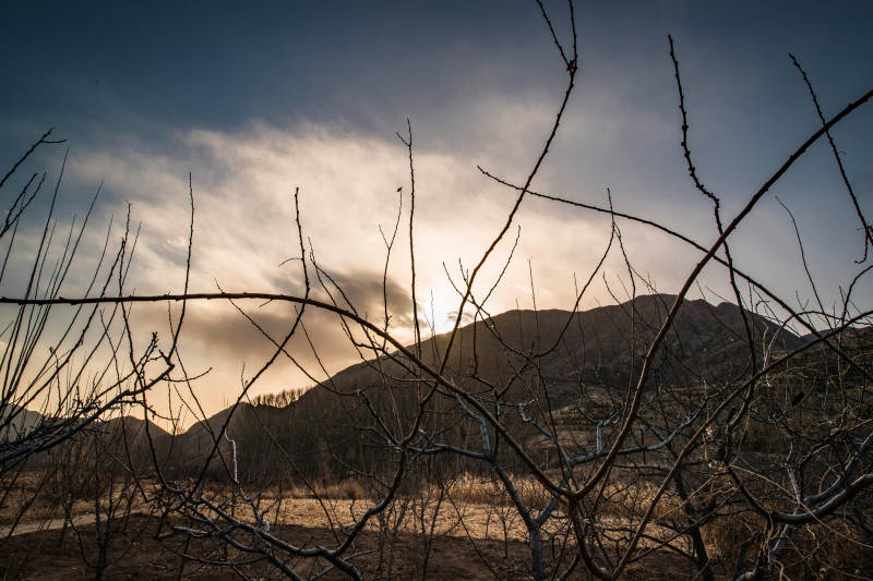 河北省张家口崇礼县深秋户外景色图片