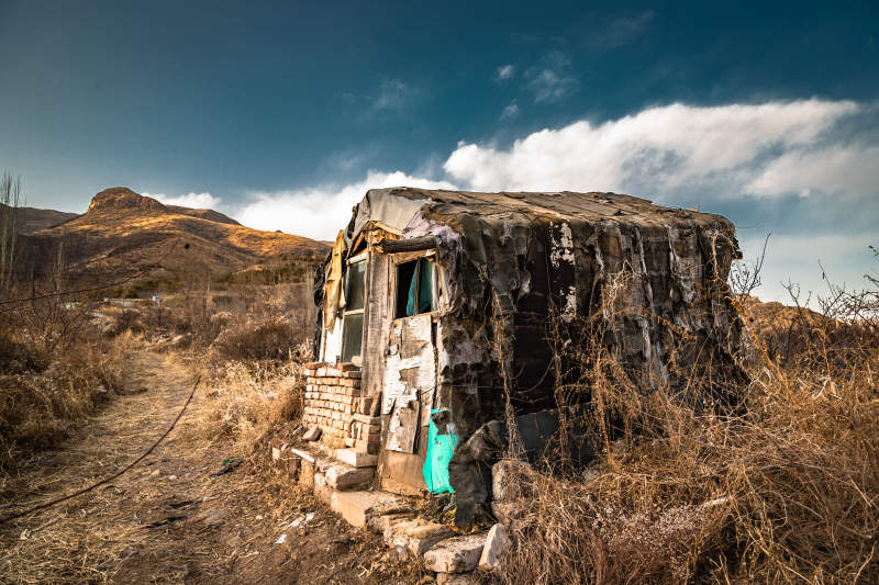 河北省张家口崇礼县深秋户外景色图片