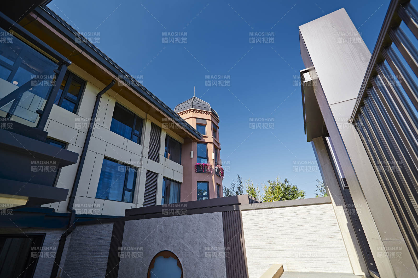 别墅建筑环艺景色图片