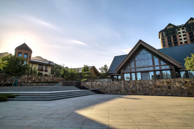 别墅建筑环艺景色图片