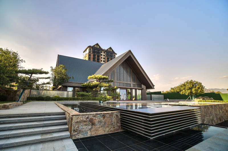 别墅建筑环艺景色图片