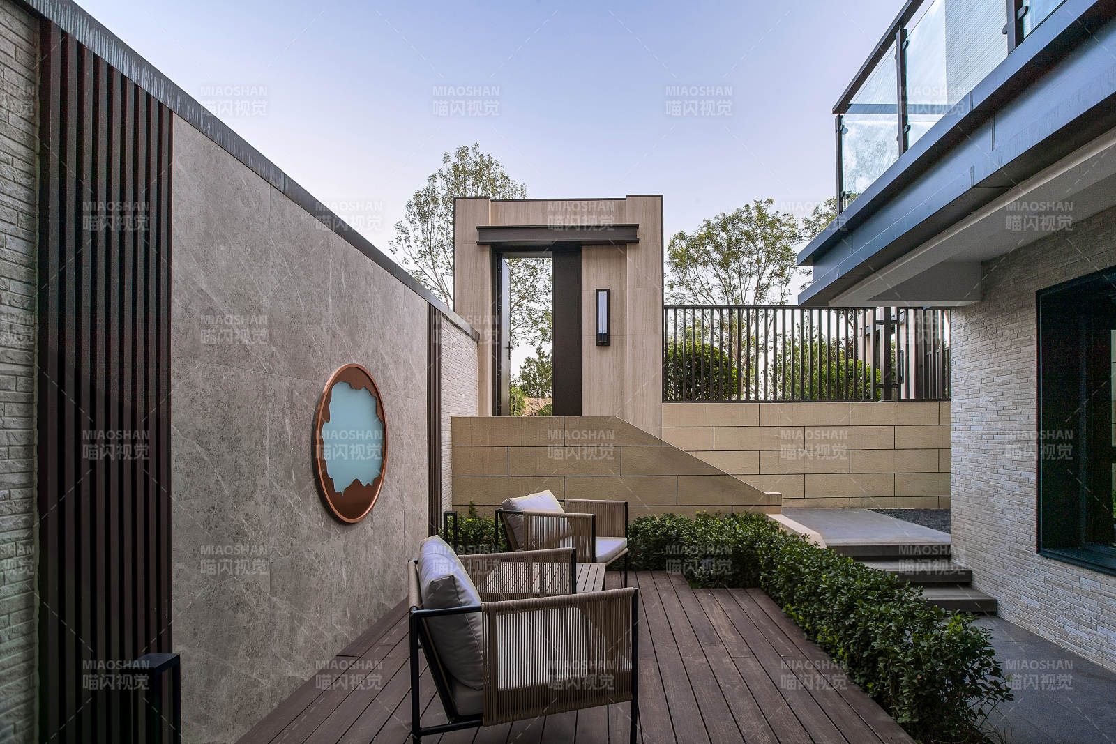 别墅建筑环艺景色图片