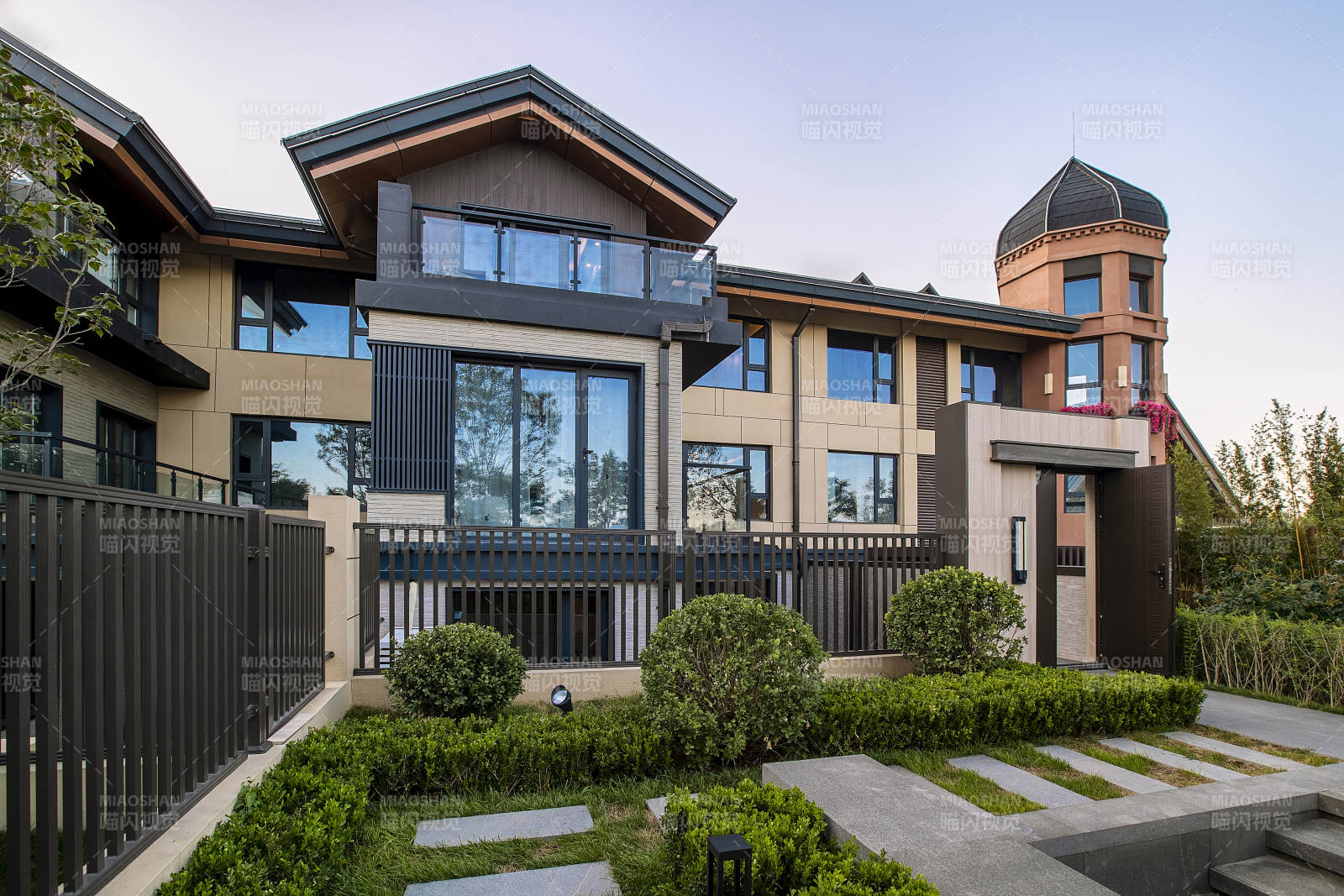 别墅建筑环艺景色图片