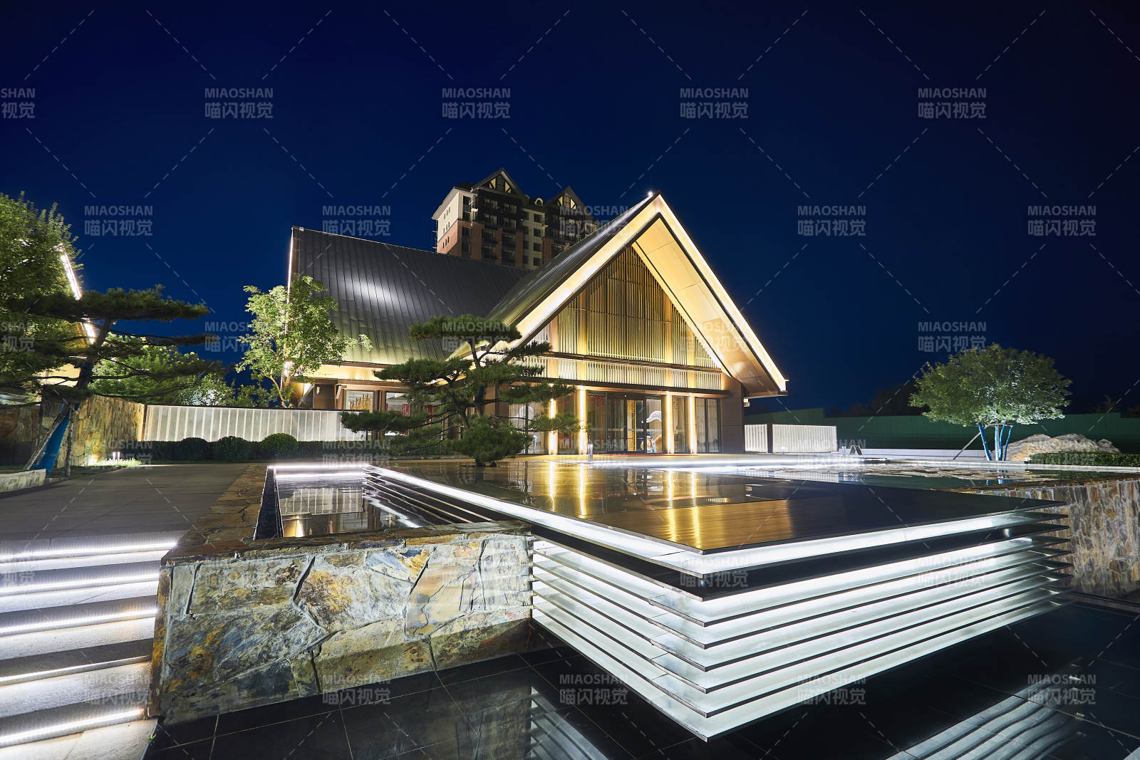 别墅建筑环艺景色图片