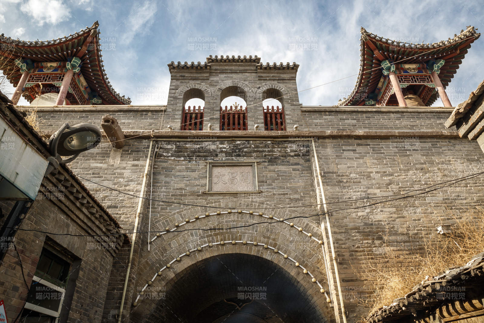 中国河北省张家口市堡子里景区晋商明清建筑图片