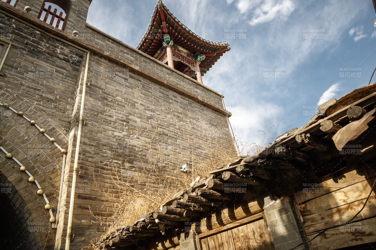 中国河北省张家口市堡子里景区晋商明清建筑图片