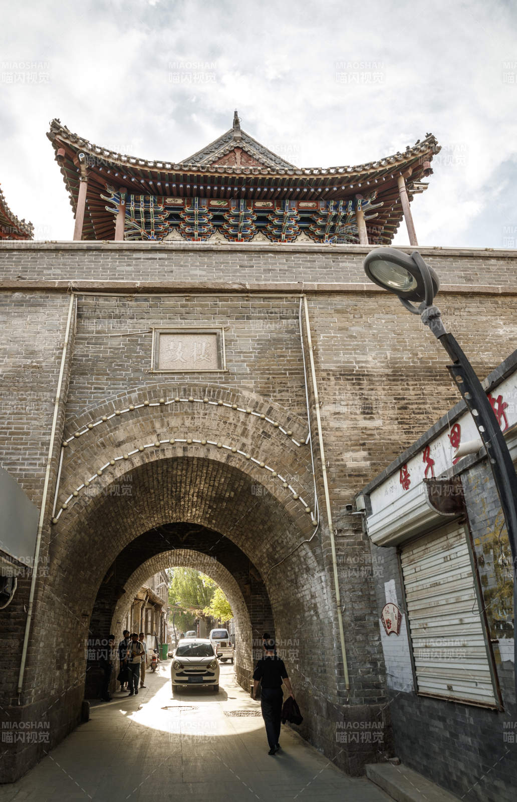 中国河北省张家口市堡子里景区晋商明清建筑图片