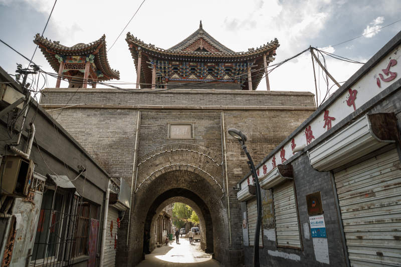 中国河北省张家口市堡子里景区晋商明清建筑图片