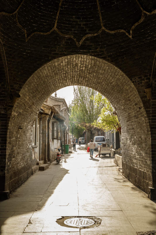 中国河北省张家口市堡子里景区晋商明清建筑图片