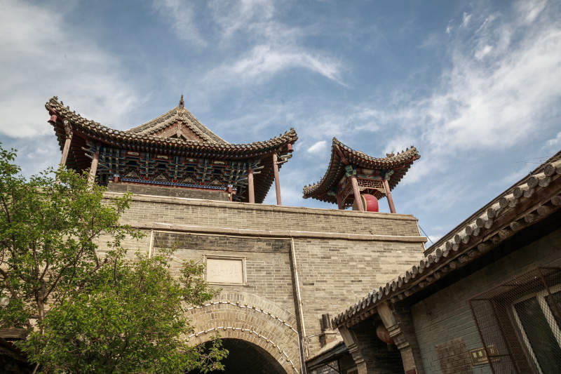 中国河北省张家口市堡子里景区晋商明清建筑图片