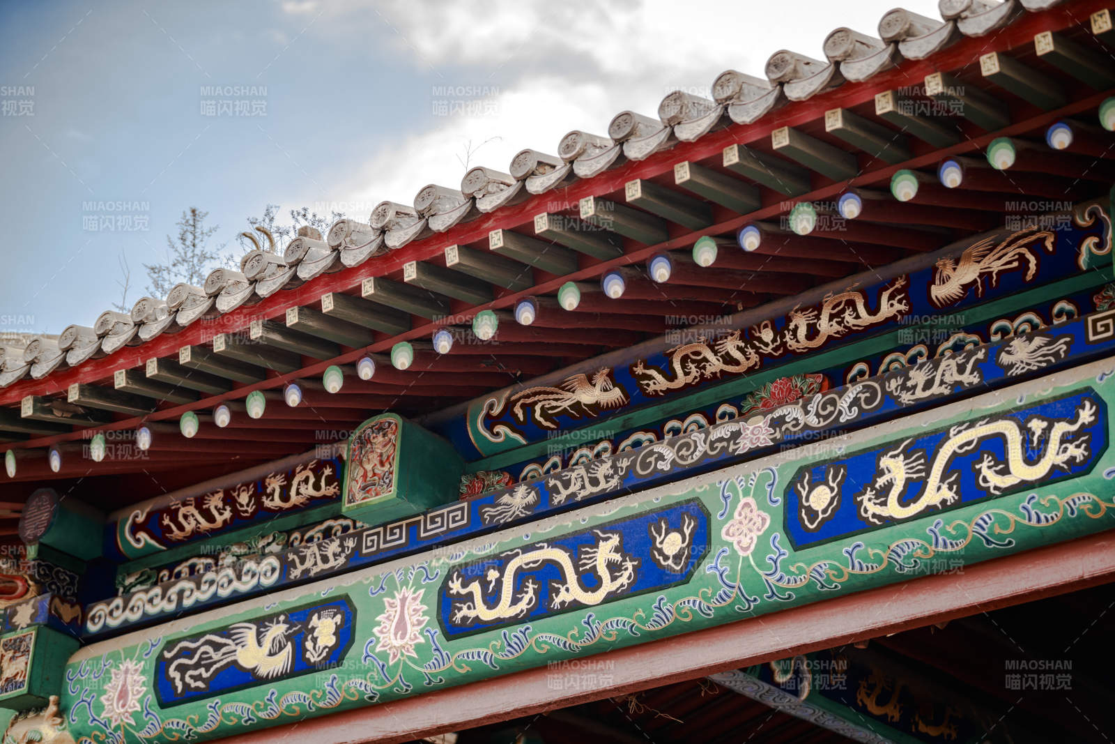 中国河北省张家口市堡子里景区晋商明清建筑图片