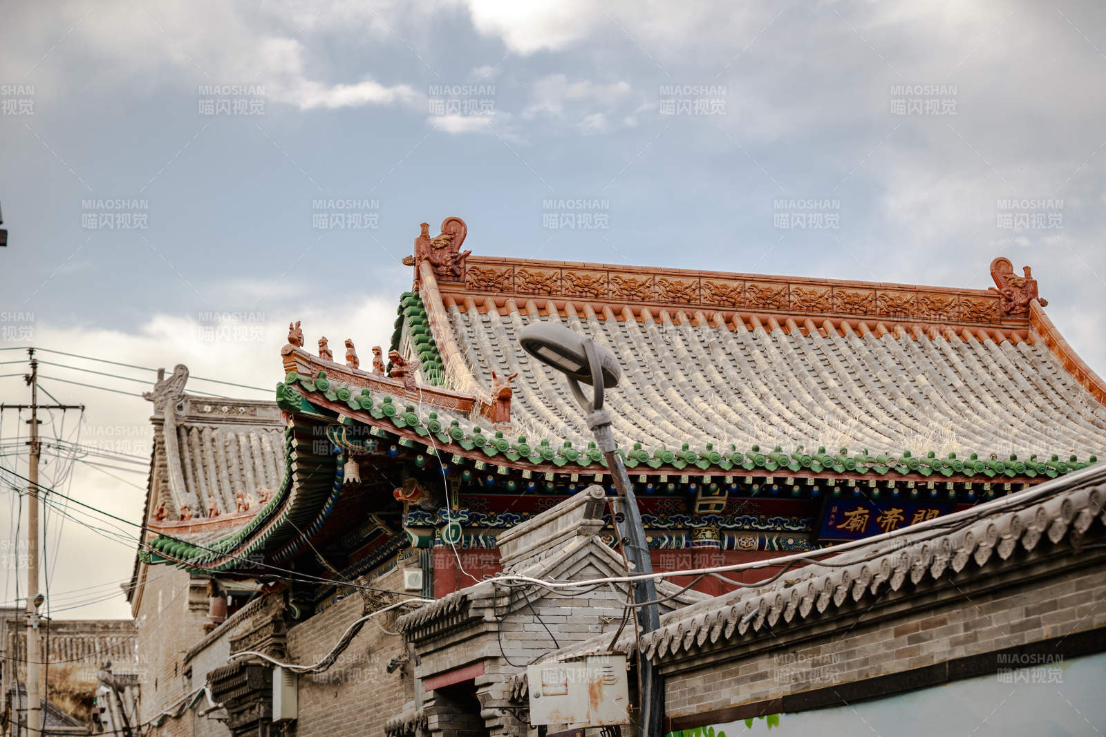 中国河北省张家口市堡子里景区晋商明清建筑图片