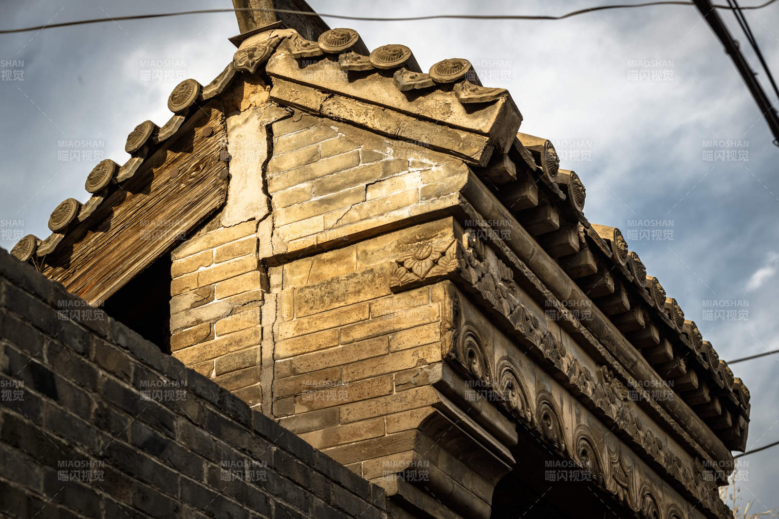 中国河北省张家口市堡子里景区晋商明清建筑图片