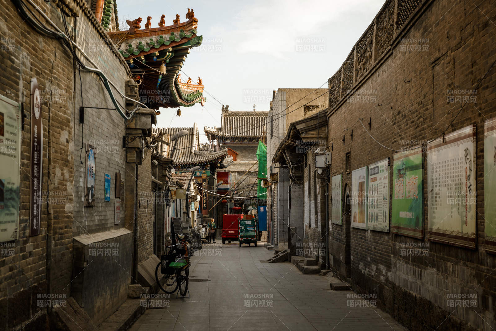 中国河北省张家口市堡子里景区晋商明清建筑图片