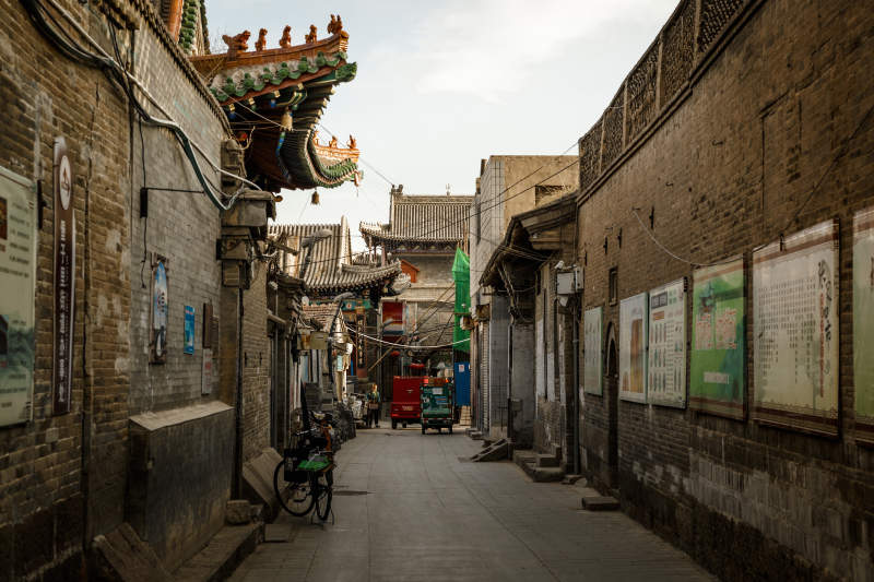 中国河北省张家口市堡子里景区晋商明清建筑图片