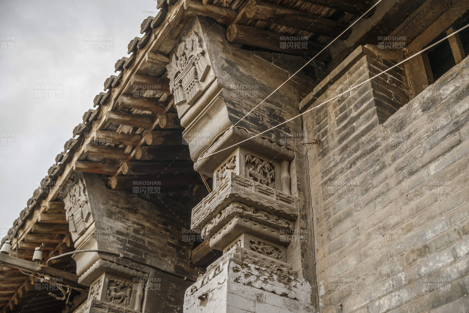 中国河北省张家口市堡子里景区晋商明清建筑图片