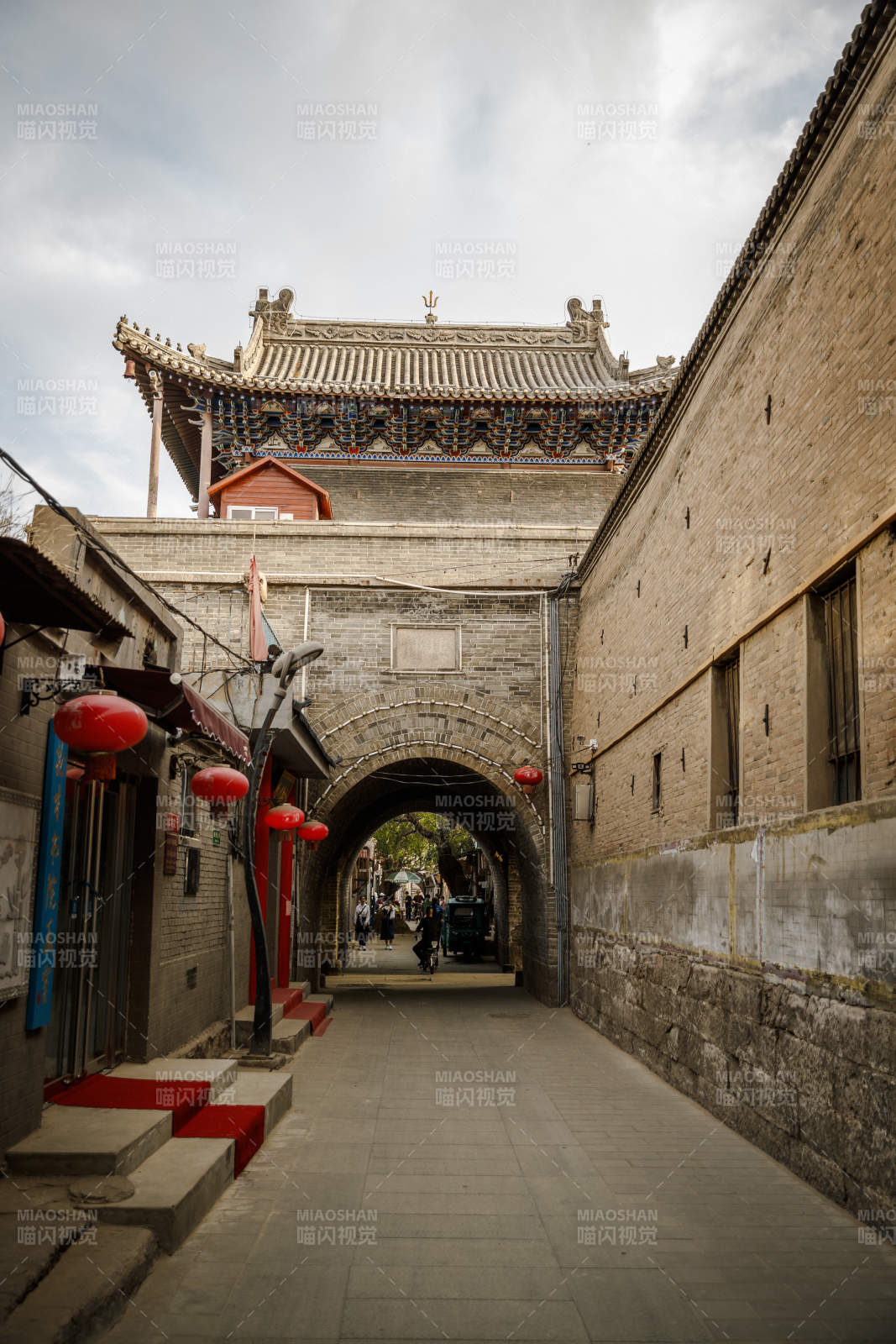 中国河北省张家口市堡子里景区晋商明清建筑图片