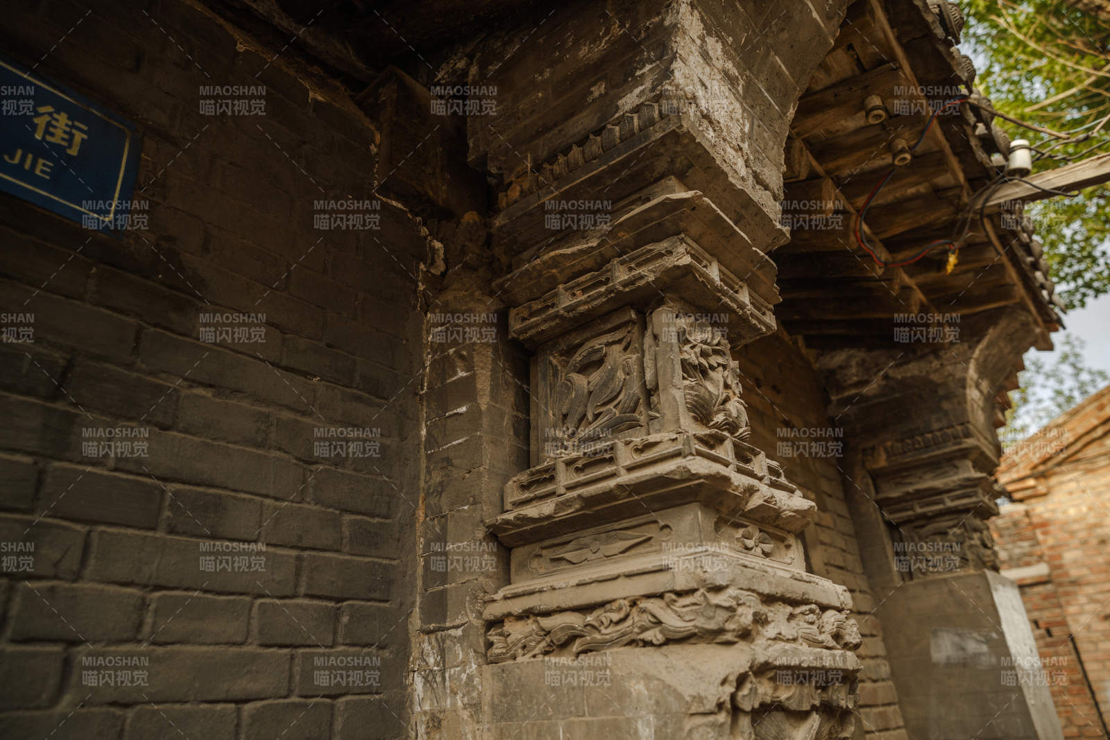 中国河北省张家口市堡子里景区晋商明清建筑图片