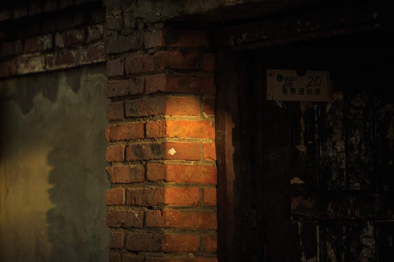 中国河北省张家口市堡子里景区夏天老建筑图片