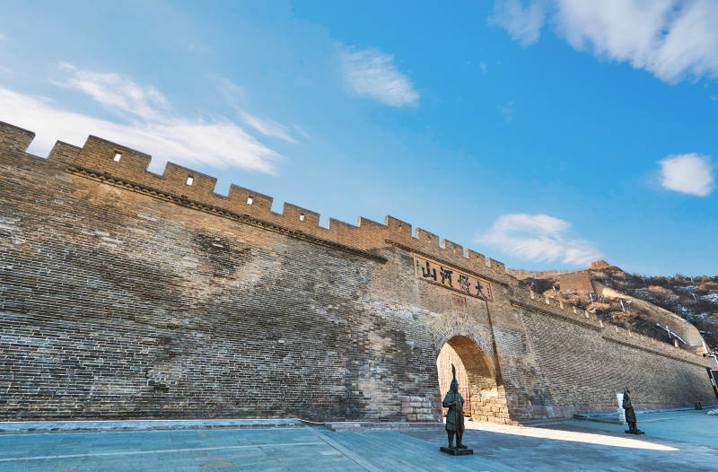 中国河北省张家口市长城大境门城门图片