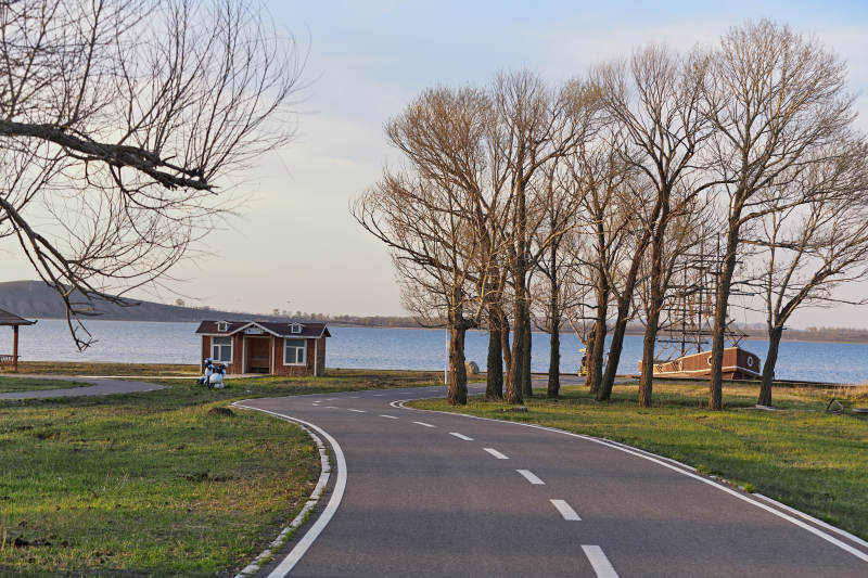 河北省沽源县天鹅湖湿地公园风景图片