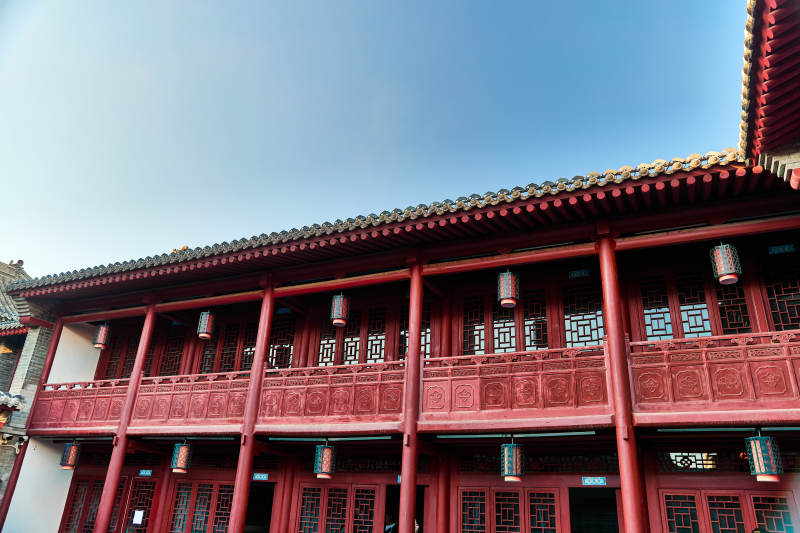 中国河北省张家口市堡子里景区口皮博物馆图片