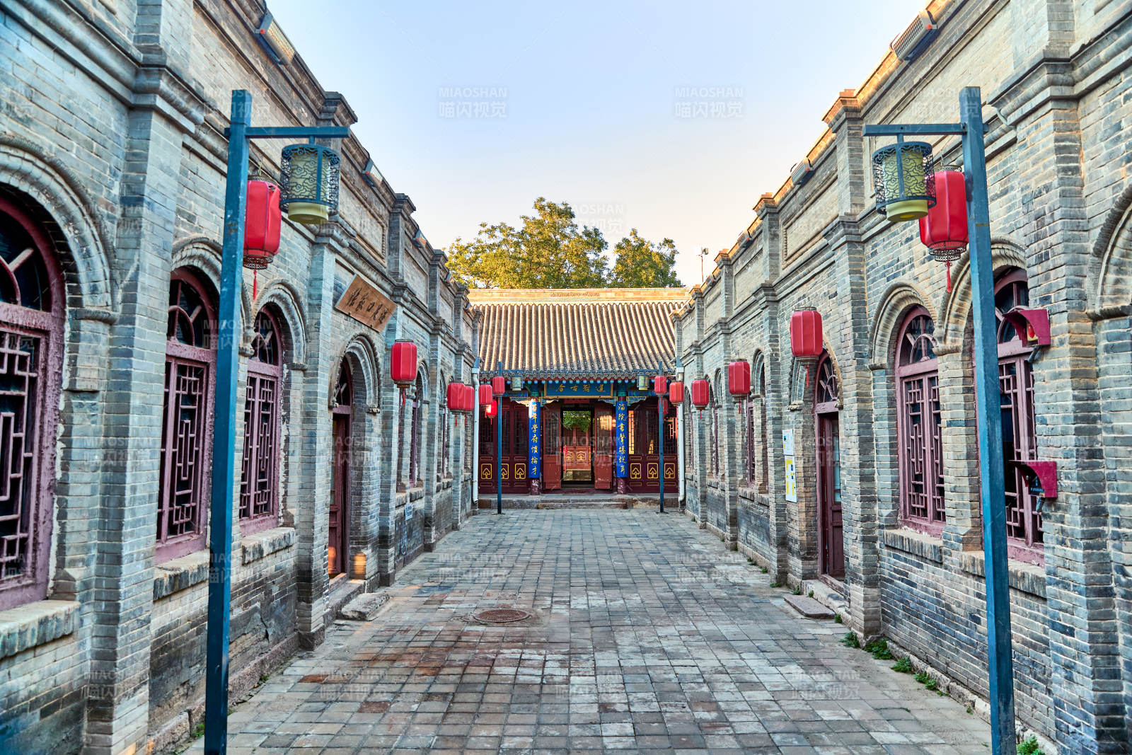 中国河北省张家口市堡子里景区轮才书院图片