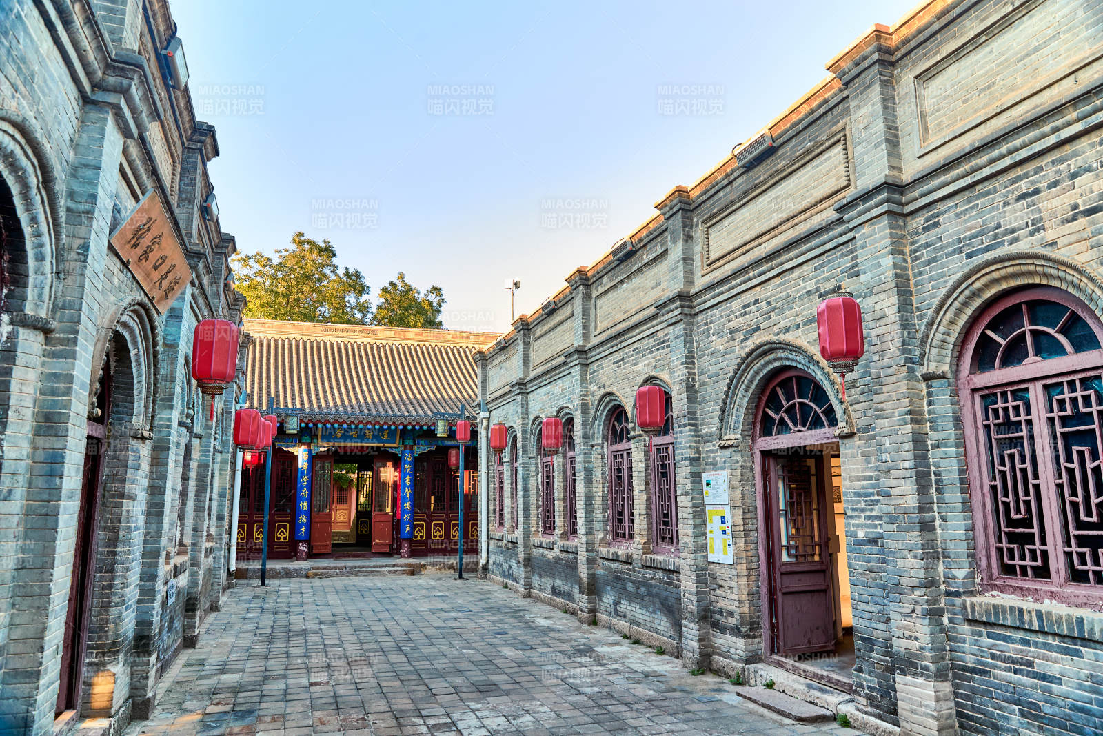 中国河北省张家口市堡子里景区轮才书院图片