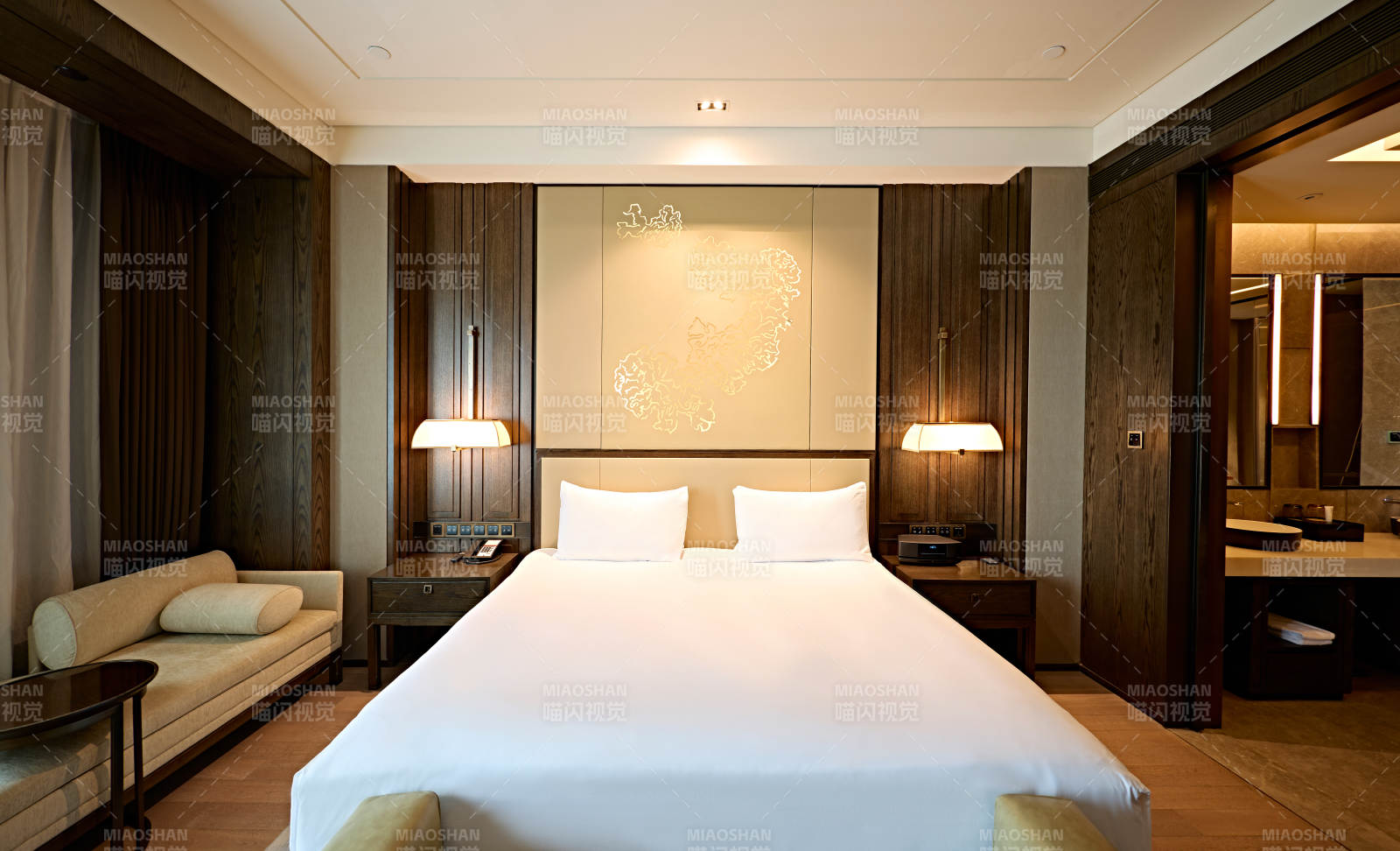 高档五星级酒店客房内部展示图片