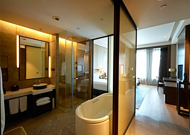 高档五星级酒店客房内部展示图片