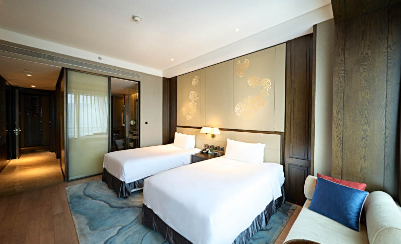 高档五星级酒店客房内部展示图片