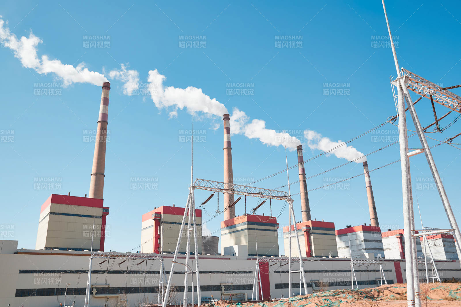 火力发电厂图片