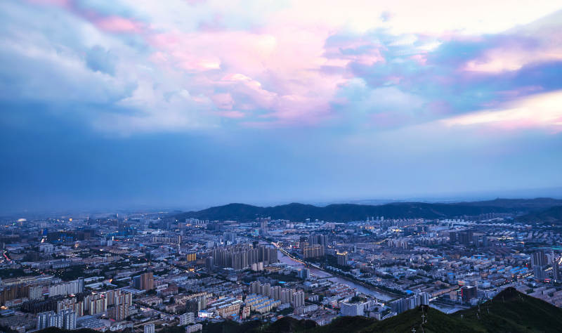 中国河北冬奥城市张家口桥西区图片