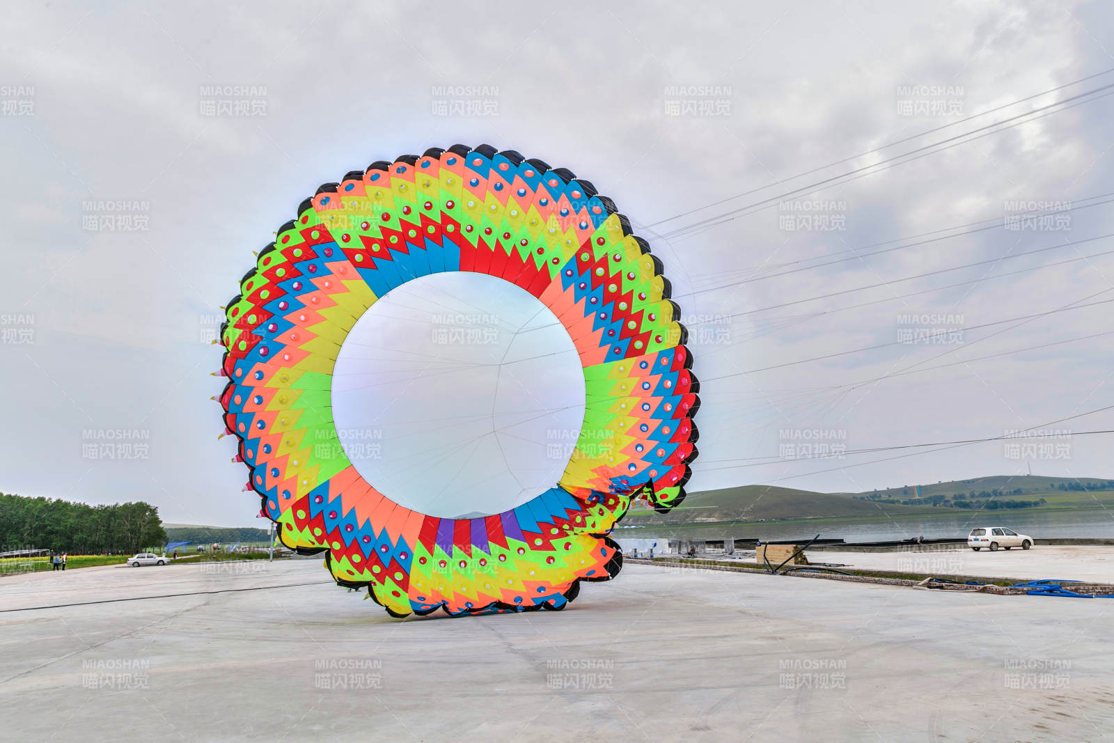 在坝上草原举行的国际风筝大型赛事图片