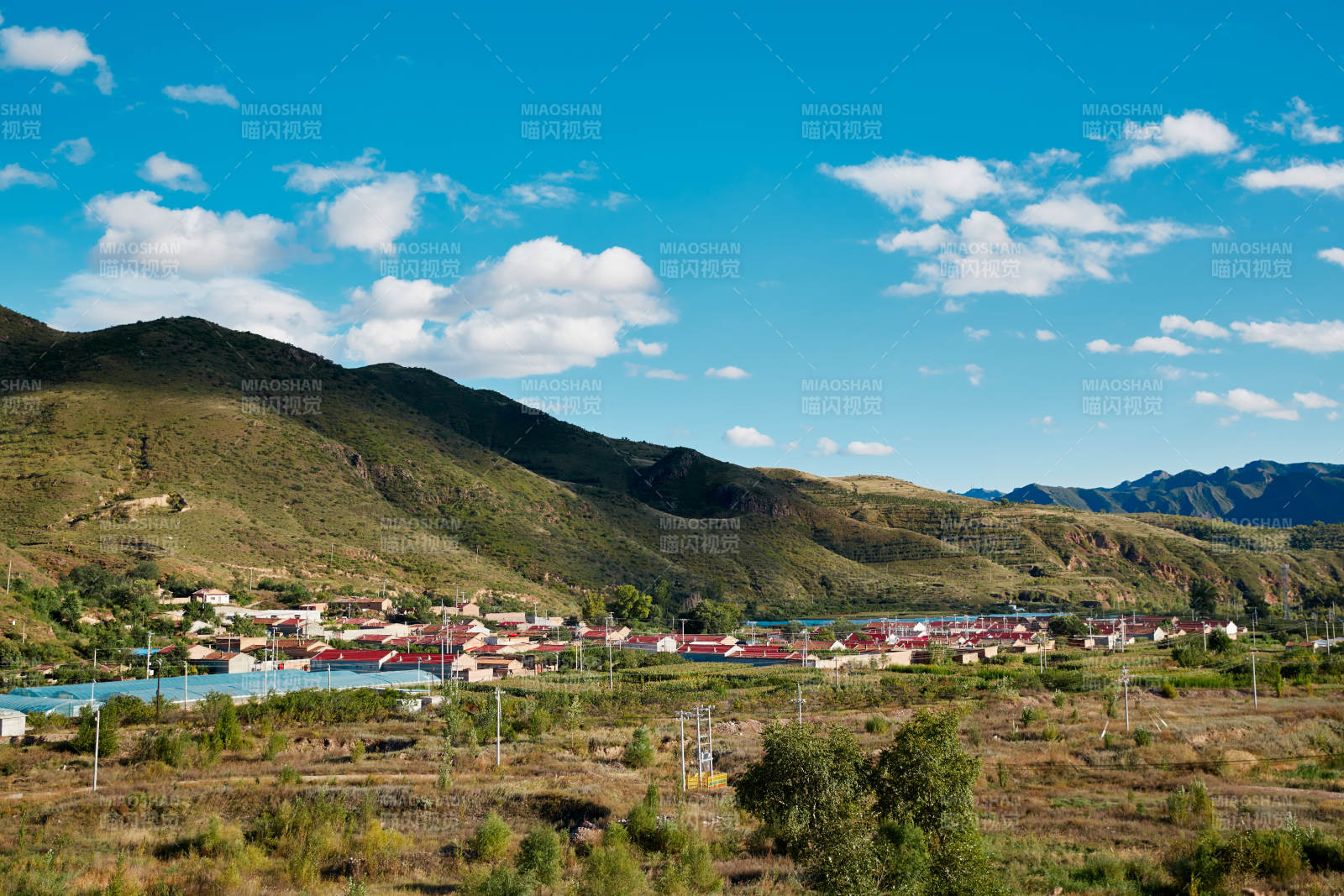 中国河北省张家口市崇礼县四杆旗脱贫致富村图片