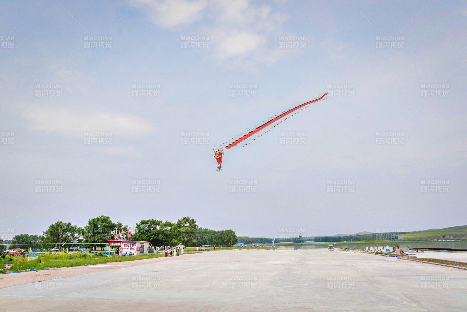 在坝上草原举行的国际风筝大型赛事图片